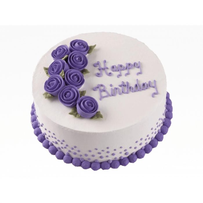 Romantic Pink Purple Rosette Cake Decorated Stock Photo 239369719 |  Shutterstock